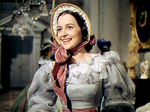 The true southern belle from GWTW was Melanie Hamilton Wilkes, played by Olivia deHavilland